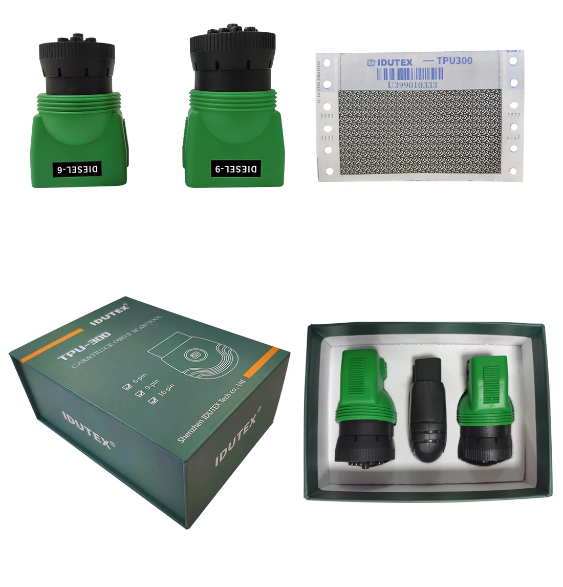 Idutex TPU-300 bluetooth obd2 сканер с использованием мобильных диагностических инструментов программного обеспечения протоколом J1708 J1939