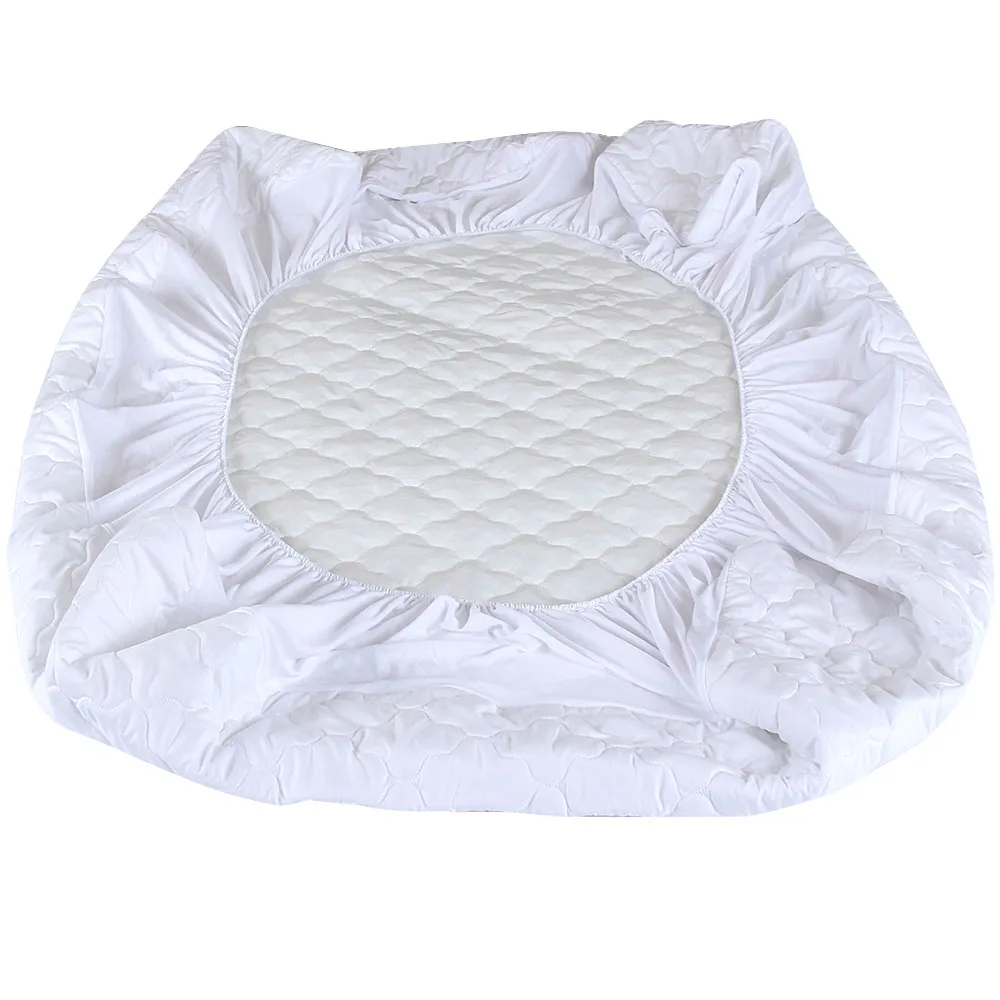 Hotel knitted waterproof Fitted Sheet custom 120g polyester hospital mattress cover water proof mattress Protectors