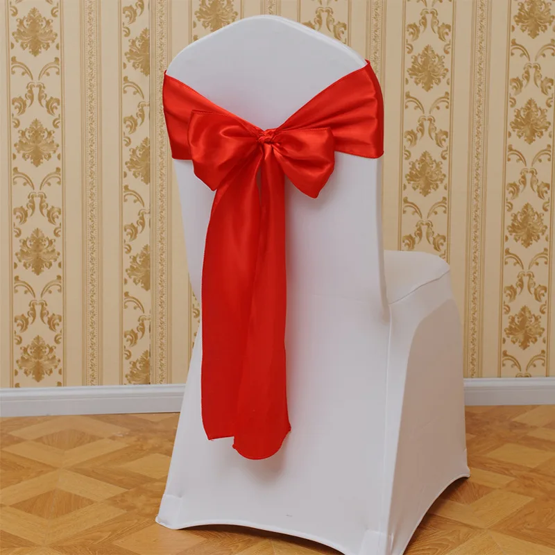 Banquet Chair Sash Bow Satin Chair Sash Blush Pink Sequin Chair Sashes