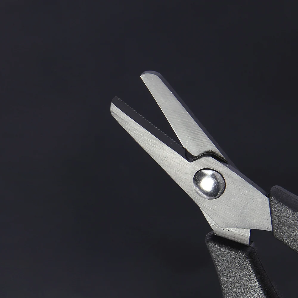 Wholesale Mini Scissors Single Blade Serration Fish Line Scissors With Hanging Rope Hole Fishing Accessories Cutting Tools