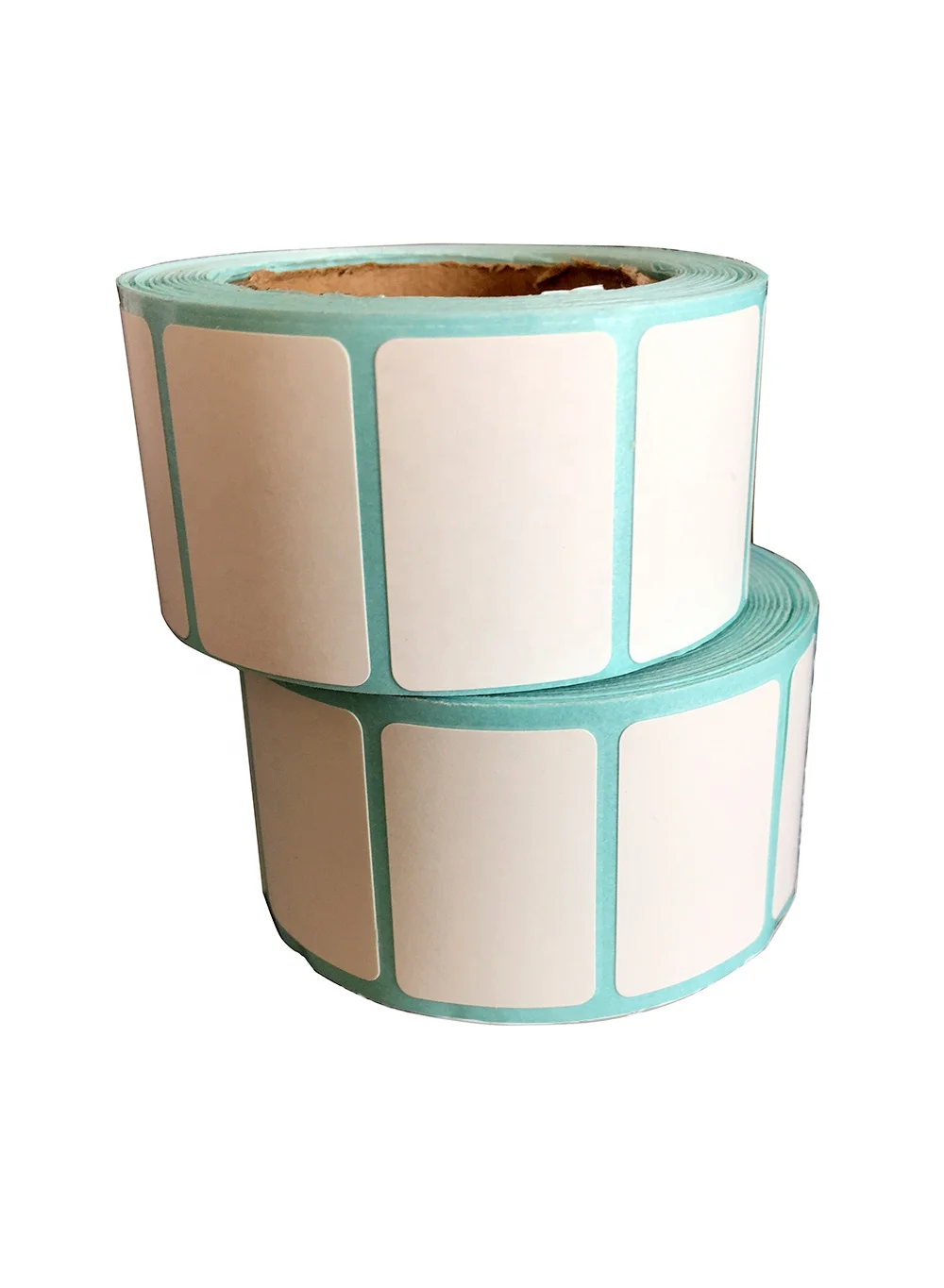 Factory Wholesale Top Coated  Printing stickers Thermal Label Roll  Customized Size Waterproof Adhesive Sticker Labels