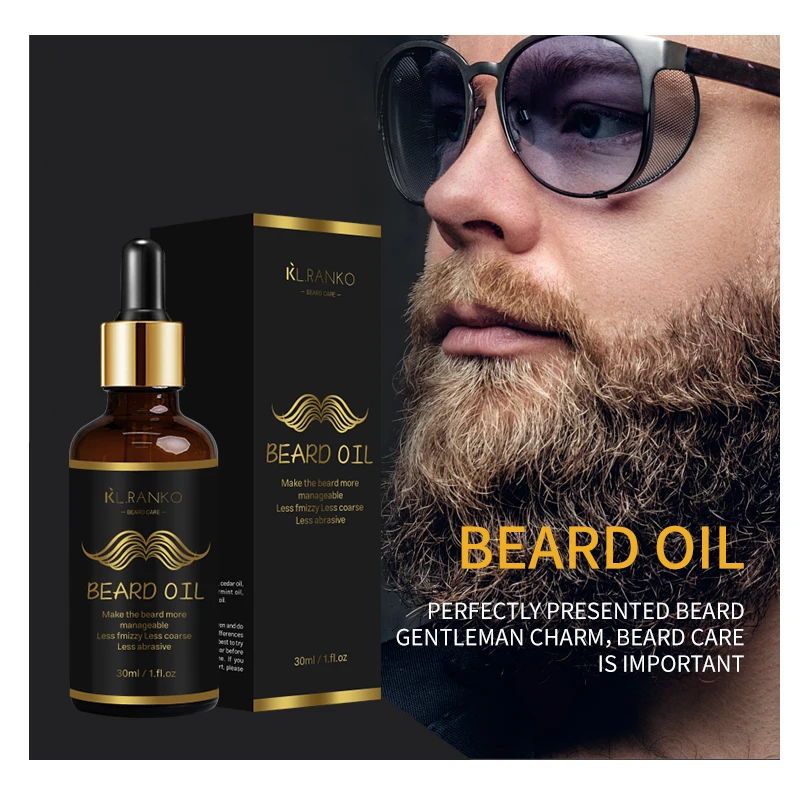 Wholesale Organic Beard Growth Oil Conditioner Promotes Essential Oil Serum For Men Beard Care Products Private Label OEM