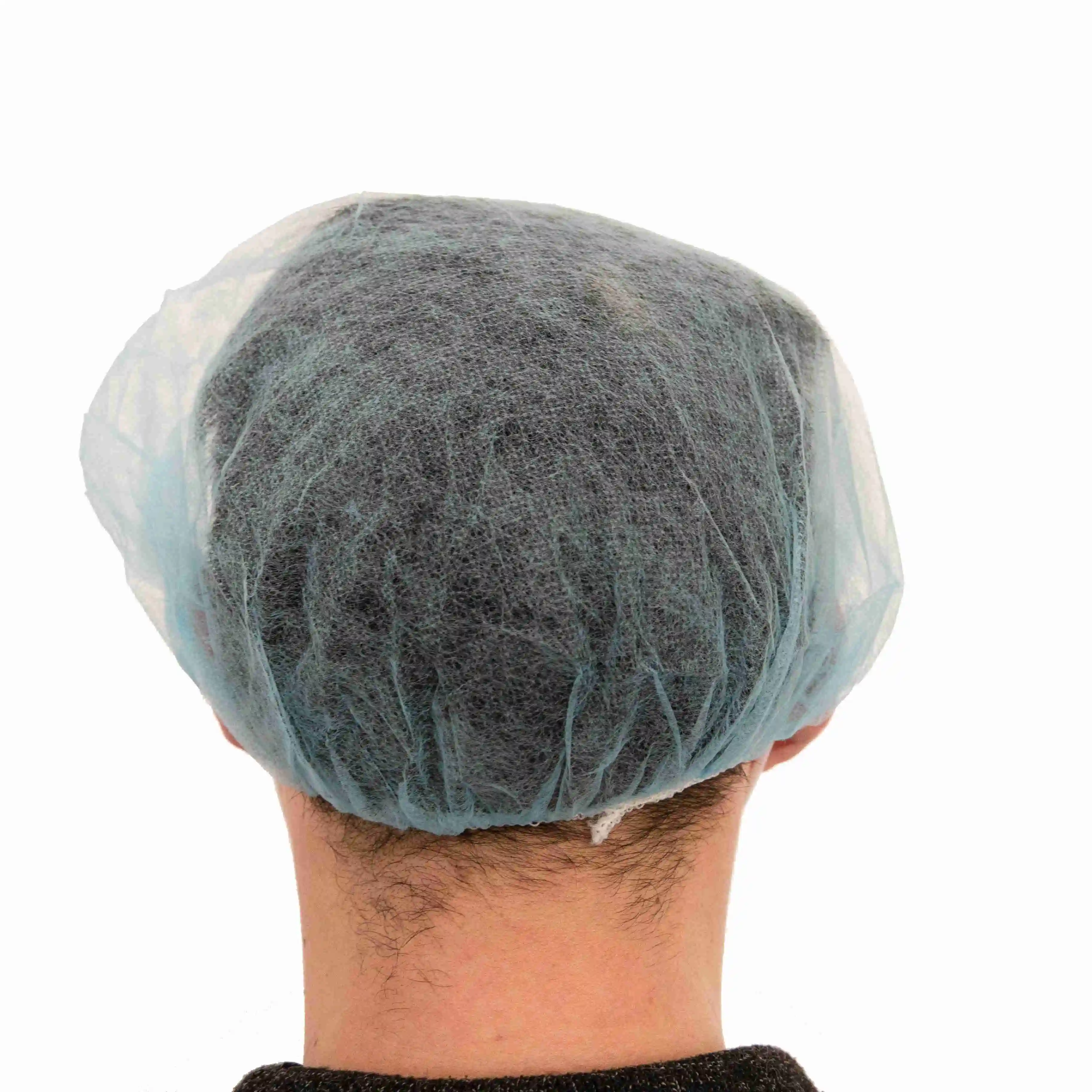 Disposable non woven bouffant surgical cap doctor cap 12gsm 21inch