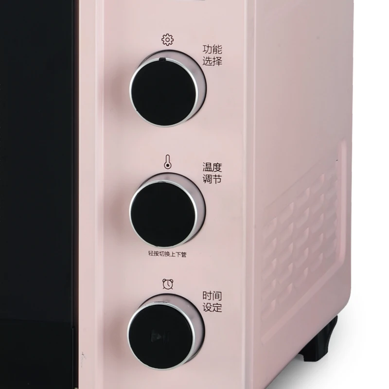 40L 2022 Pink fashion oven digital timer big electric oven
