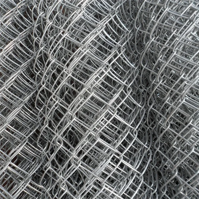 Cheap Galvanized Diamond Wire Netting pvc chain link fence for Seaside fence
