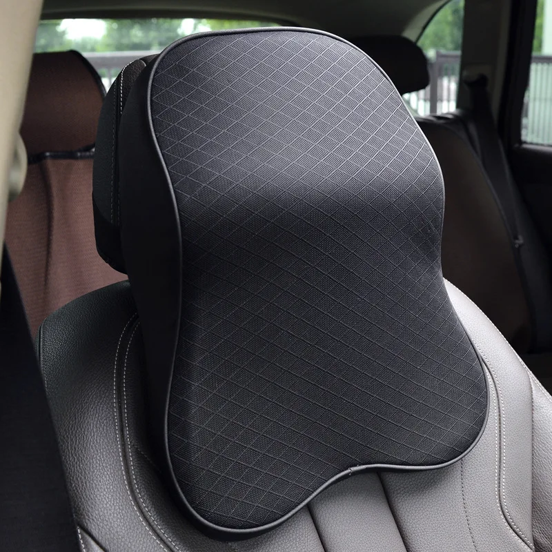 Оптовая продажа с фабрики, под заказ, роскошная Автомобильная подушка для шеи, Автомобильная подушка для спины, подушка для шеи и автомобиля