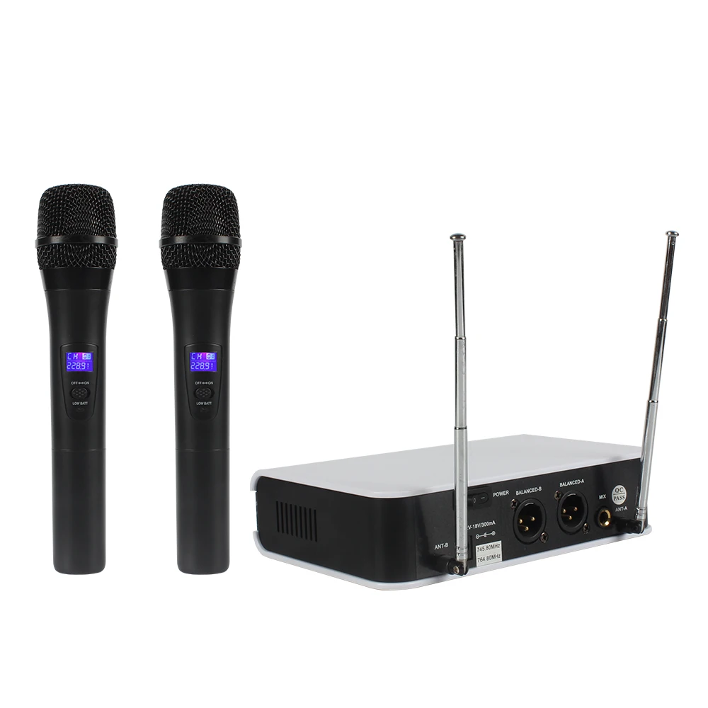 Hot Selling Vocal Mic Handheld Uhf Radio Professionnel Sans Fil Microphone