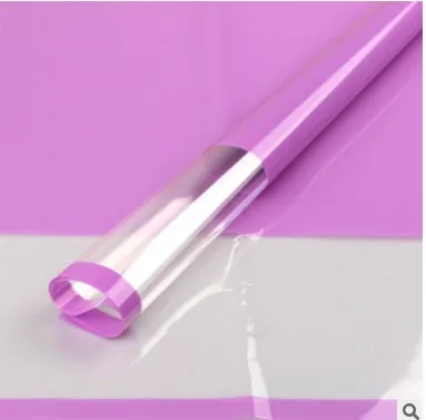 
Wholesale flower bouquet wrapping paper Custom waterproof plastic wrapping paper 