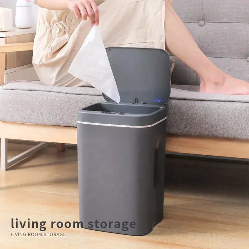 12 л 14 16 датчик Электрический Туалет Кухня домашний пластиковый умный мусорный бак