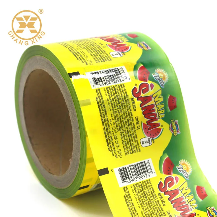 Metallized pet film manufacturer pvc lollipop candy wrapper twist film lollipop wrappers heat shrink