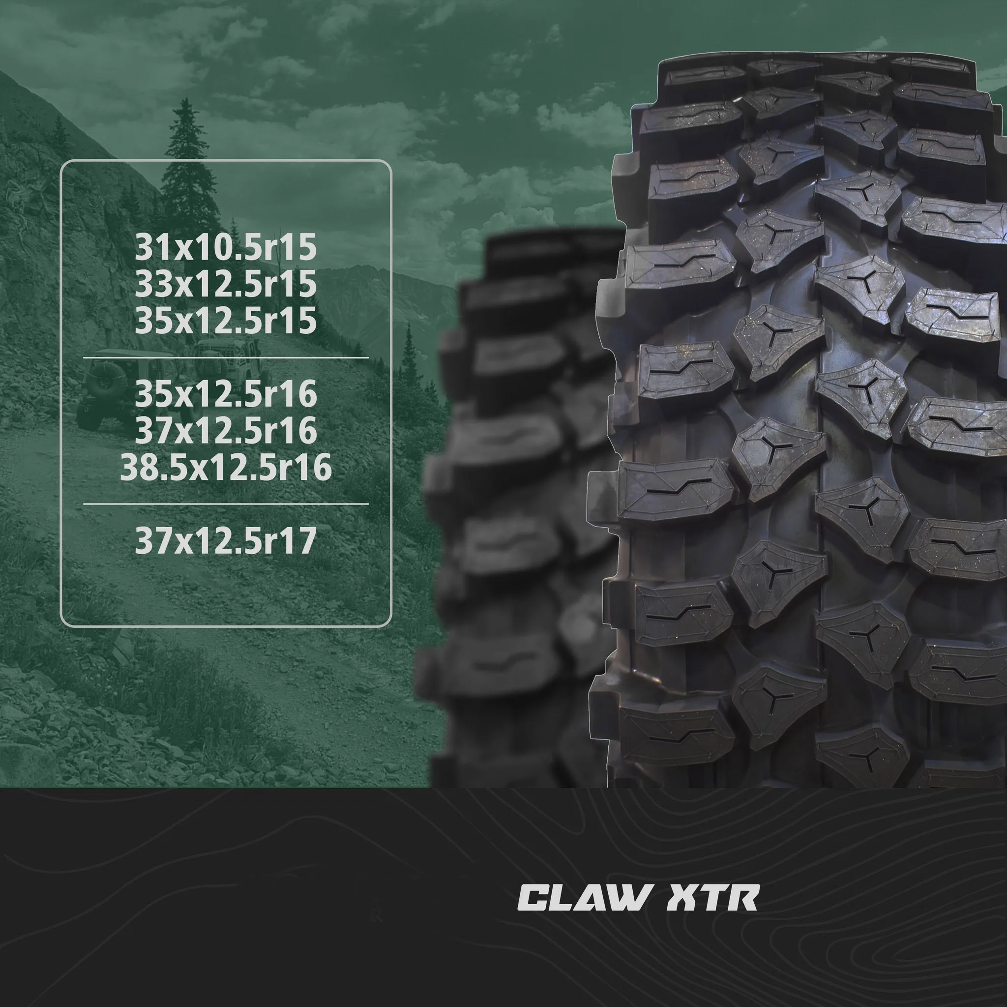 New Design Xtreme Fat Size 15 16 17 Mud Off Road Tires 4x4