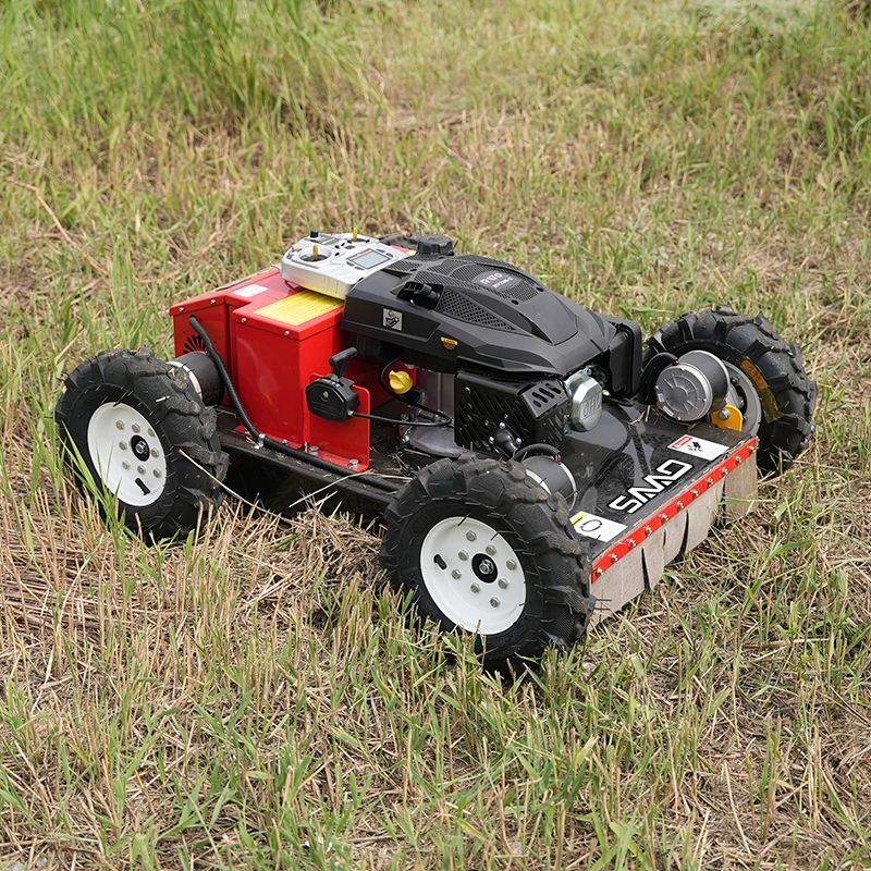Agricultural Robotic Gasoline Self-Charging Battery Powered Wireless Radio Control Lawn Mower Robot
