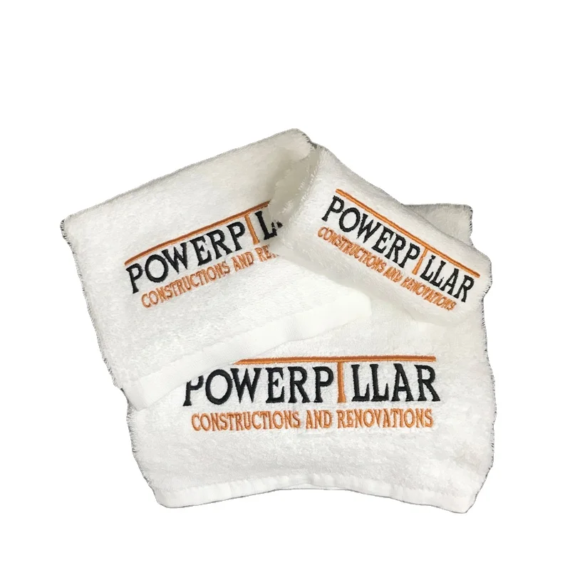RTS 3 Pcs High Quality Customized Cotton Luxury Hotel Bathroom Bath Towel Sets