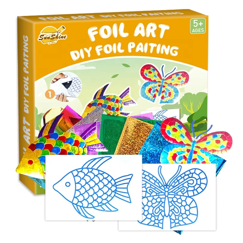 2024 Customized EVA Sticker Foil  DIY Art Scratch Painting Cards Kit
