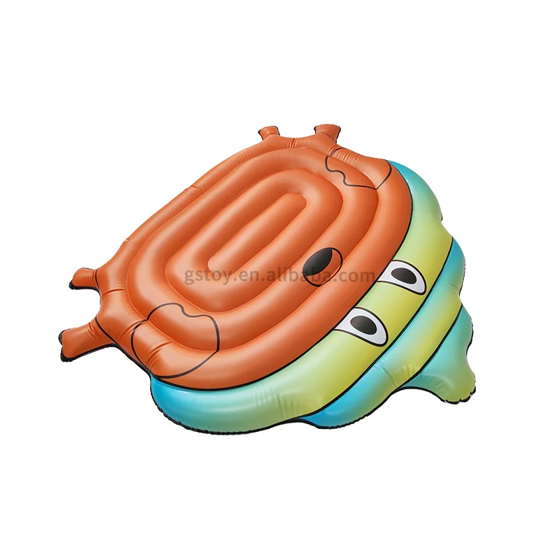 pool lounge adult kids lie on float swimming pool floating inflatable crab