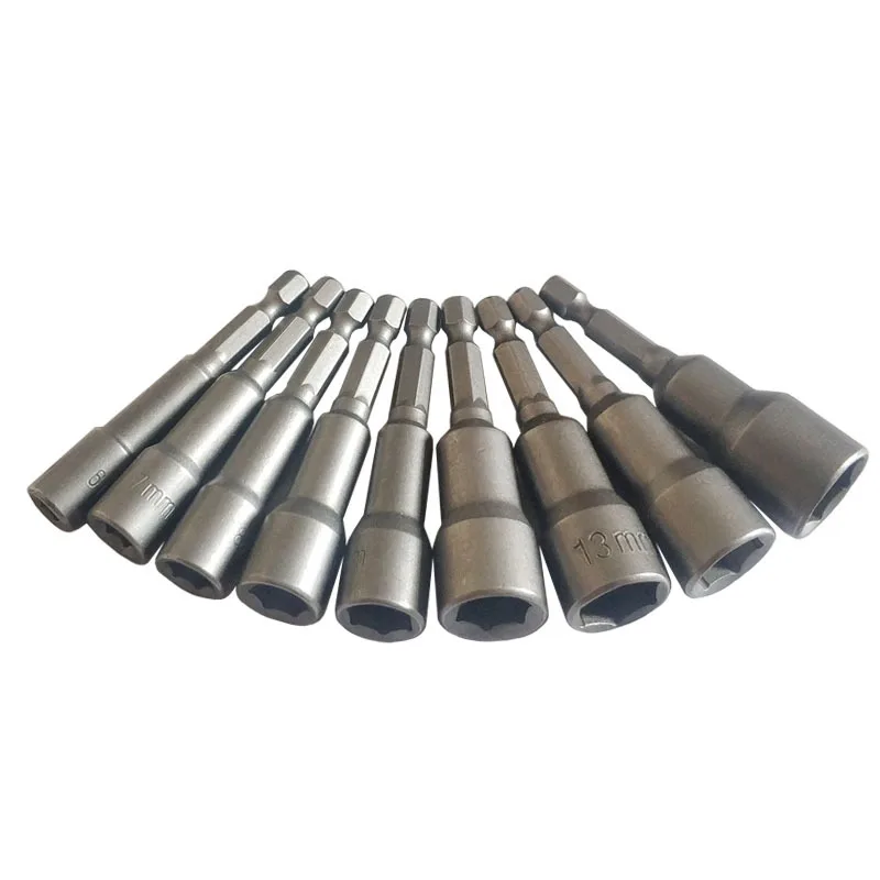 Hex Shank Quick-change Power Inch Nut Driver Bits Magnetic Nutsetters