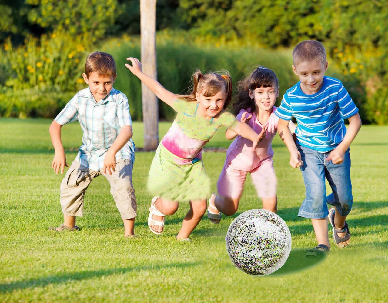 Hot Christmas inflatable outdoor PVC beach ball customized toy ball