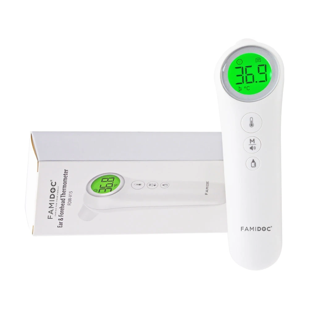 FAMIDOC Factory Supply electric Non Contact Thermometer household medical devices  FDIR-V12