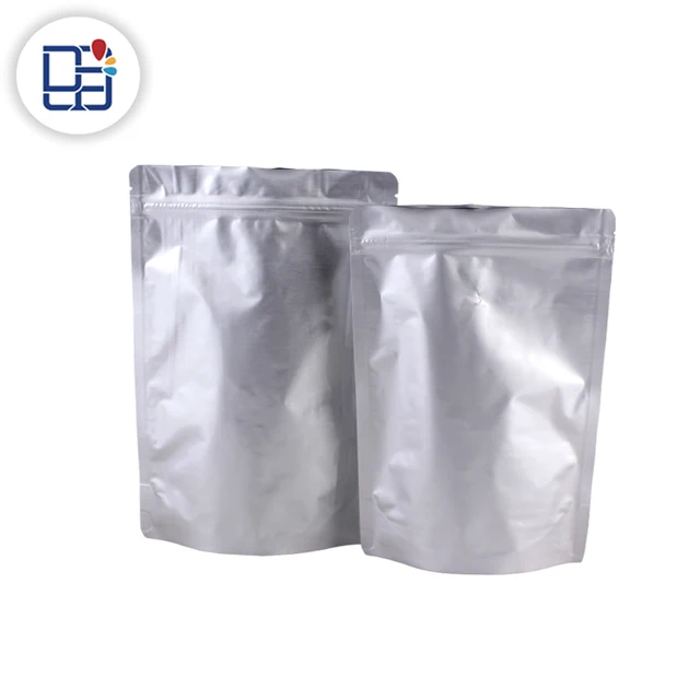 Gallon Stand Up Pure Aluminum Foil Mylar Silver Resealable Zipper Ziplock Food Packaging Storage Doypack Bags Pouches