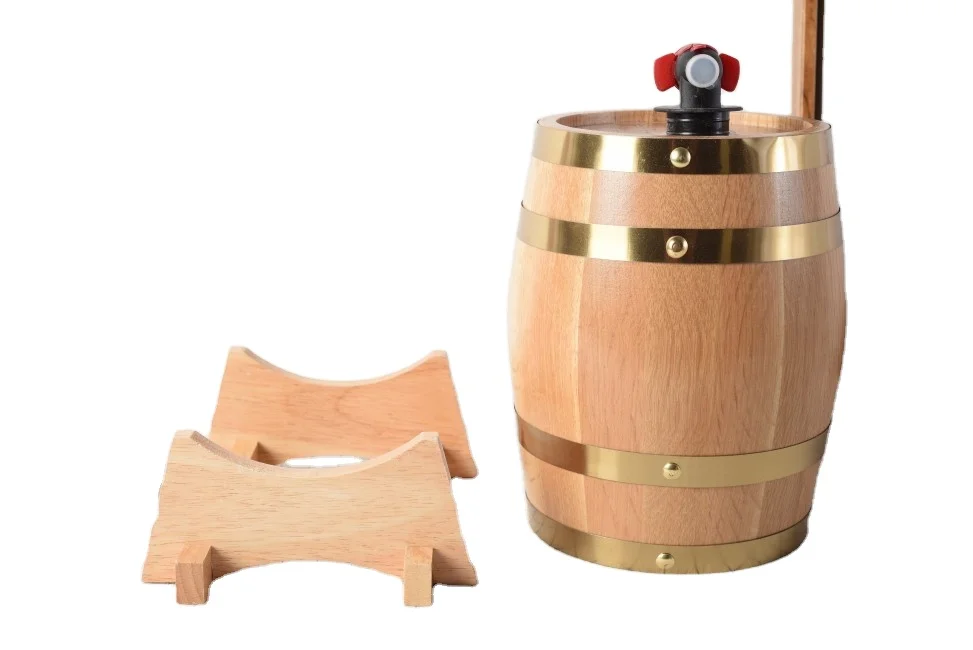 3L Mini oak barrel wine beer and whiskey storage decor