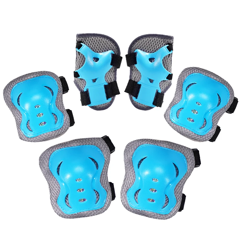 Factory Direct Sales Multi Sport Protection Colorful Skateboard Cycling Elbow Knee Pads Wrist Guards Adult Kids Protective Gear