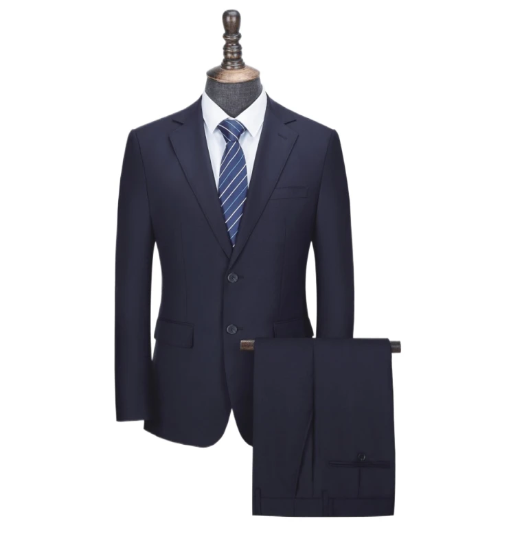 Luxurious Wool Men s Suit Set Stylish Business Banquet Comfy Suit for Gentlemen