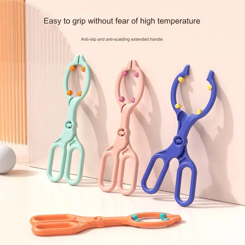Baby Milk Bottle Tongs for Disinfection BPA-free Multifunction Plastic Bottle Tongs Heat-Resistant