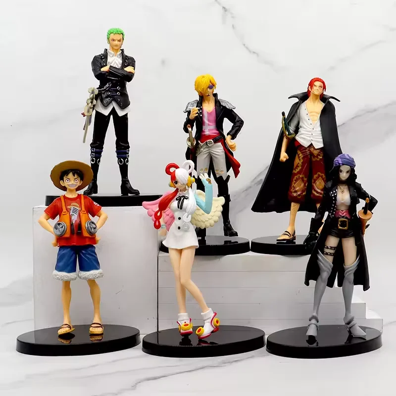 6 видов стилей театральная версия luffy roronoa zoro shankusu sanji Robin из фильма Красный Аниме Фигурка одного персонажа