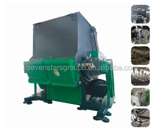 Sevenstars single shaft shredder for used plastic drum