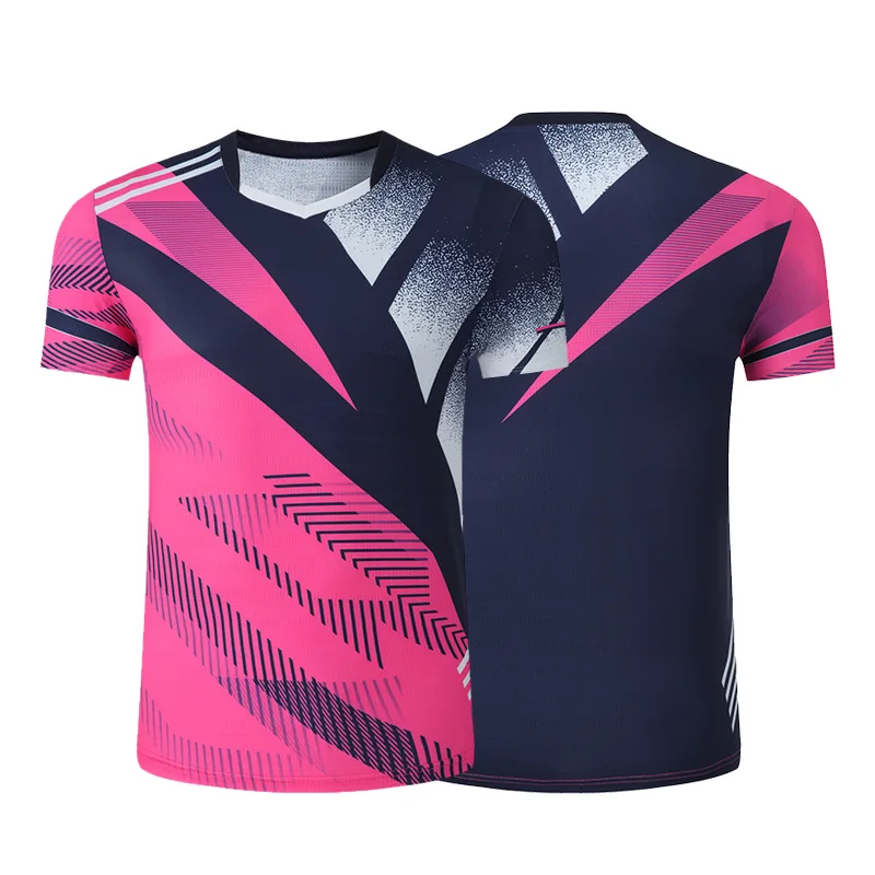 New design Fully Sublimate table tennis shirts mens apparel tennis wear club sports for women