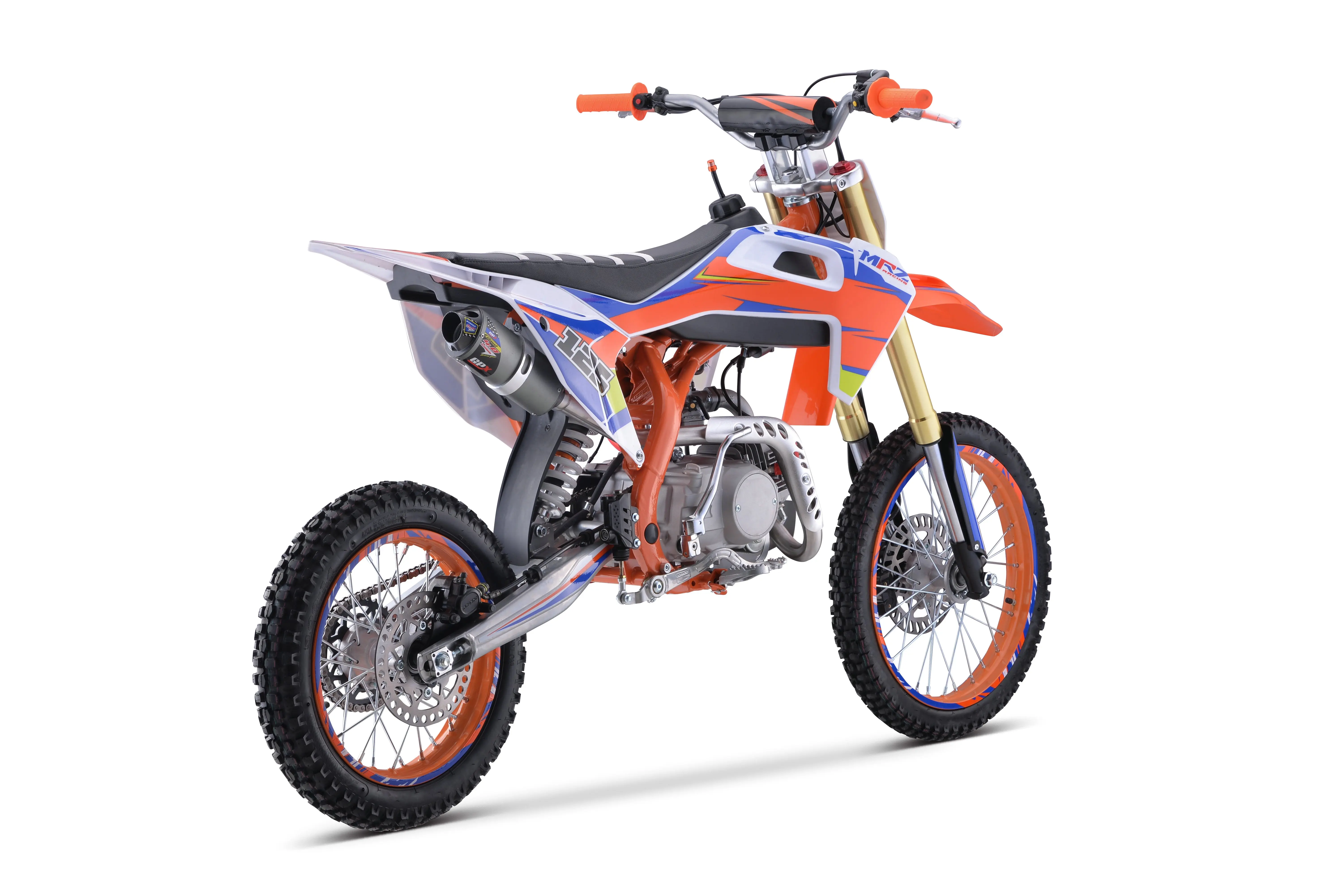 Байк бензин мотоцикл 125 cc электрическим запуском для внедорожных мотоциклов 4-тактный с большими колесами Dirt Pit
