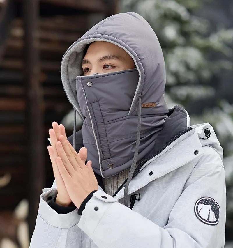 Scarf One-piece Cap Winter Warm Cycling Ear Protection Face Mask Hood Cap Windproof Outdoor  Car Cap