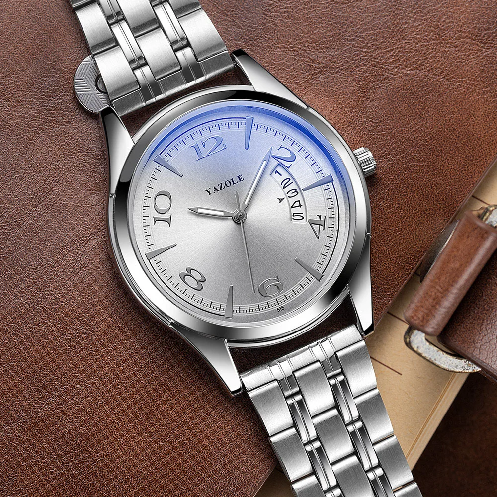 Hot Selling Mens Watches Analog Quartz Business Classic Trendy Stainless Steel Men Watch