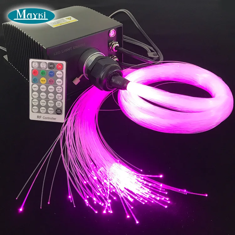 IP65 waterproof LED fiber optic lights with 20W generator optical fiber for outdoor