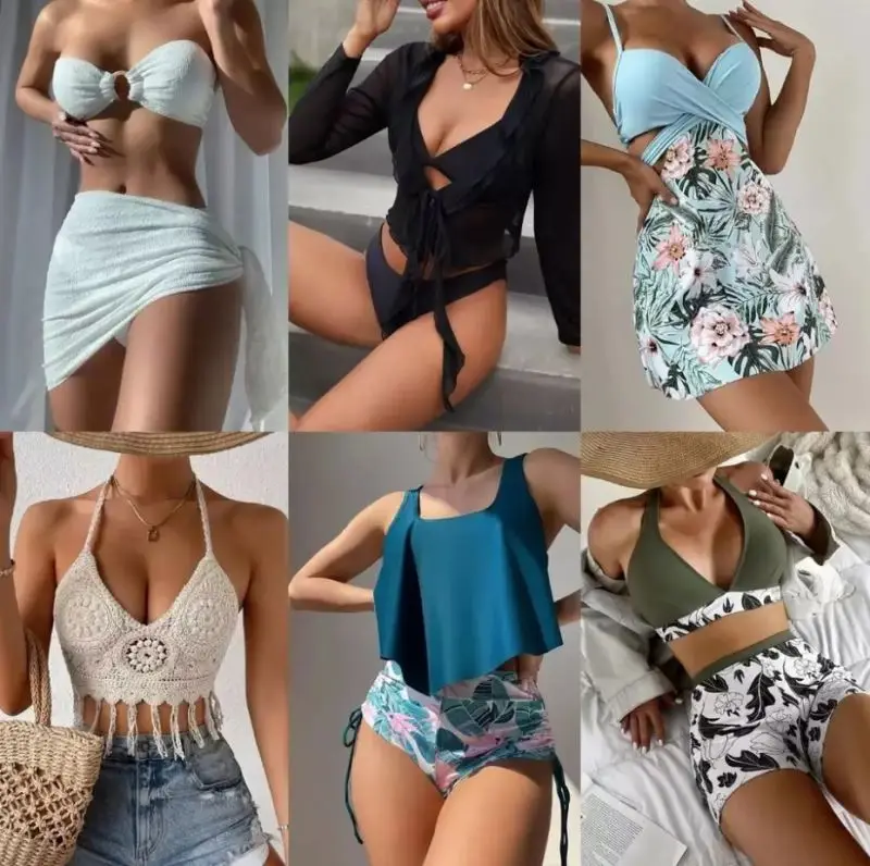 Бренд Ropa Dress Shop купальник объемный комплект одежды объемные тюки укороченные топы смешанные