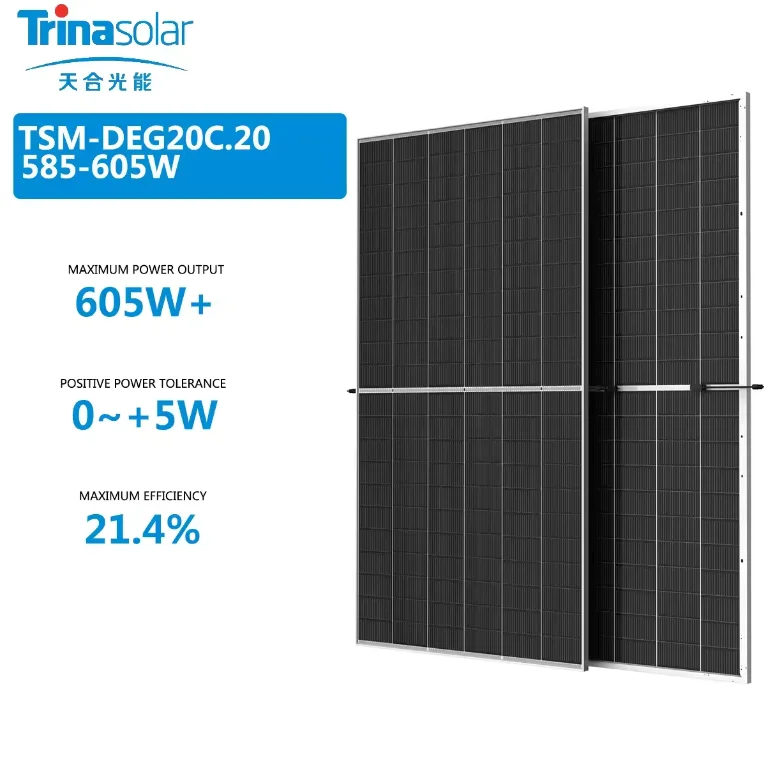 2024 лидер продаж солнечная панель 580 Вт 590 600 с TSM-DEG20C.20 солнечной энергии