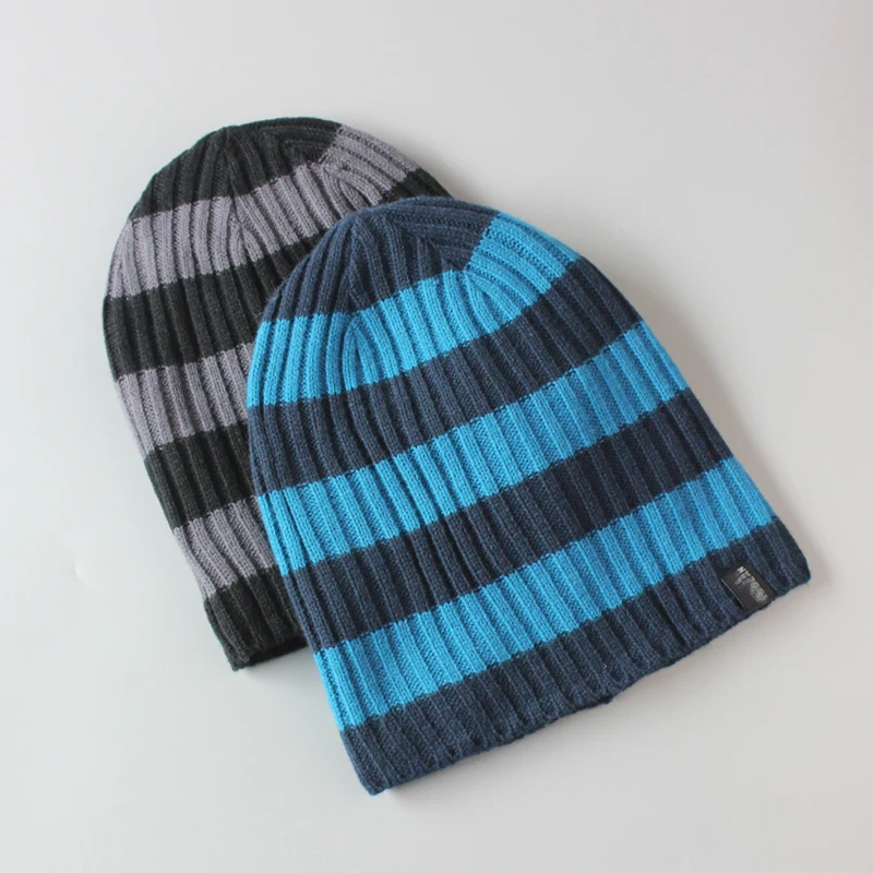 100% fashion acrylic Rasta Striped Black Beanie Soft Knit Unisex Reggae Hat Warm Winter Cap
