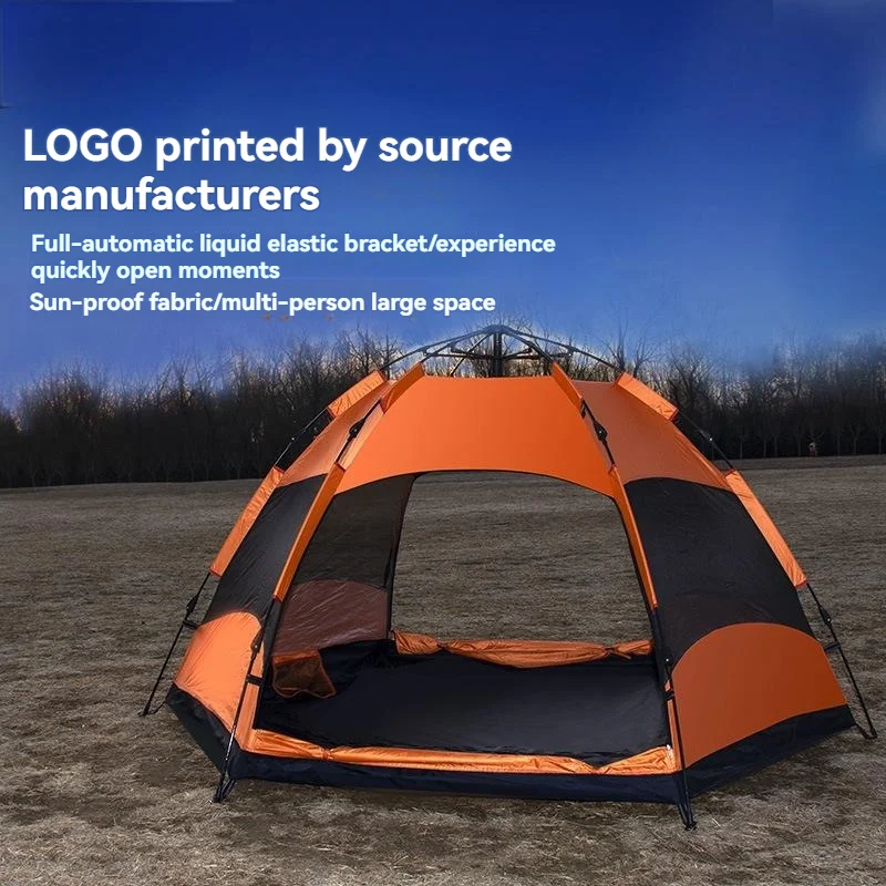Outdoor Family Instant Ultralight Portable Folding Popup Waterproof Oxford Fiberglass Automatic Tent For Camping Events