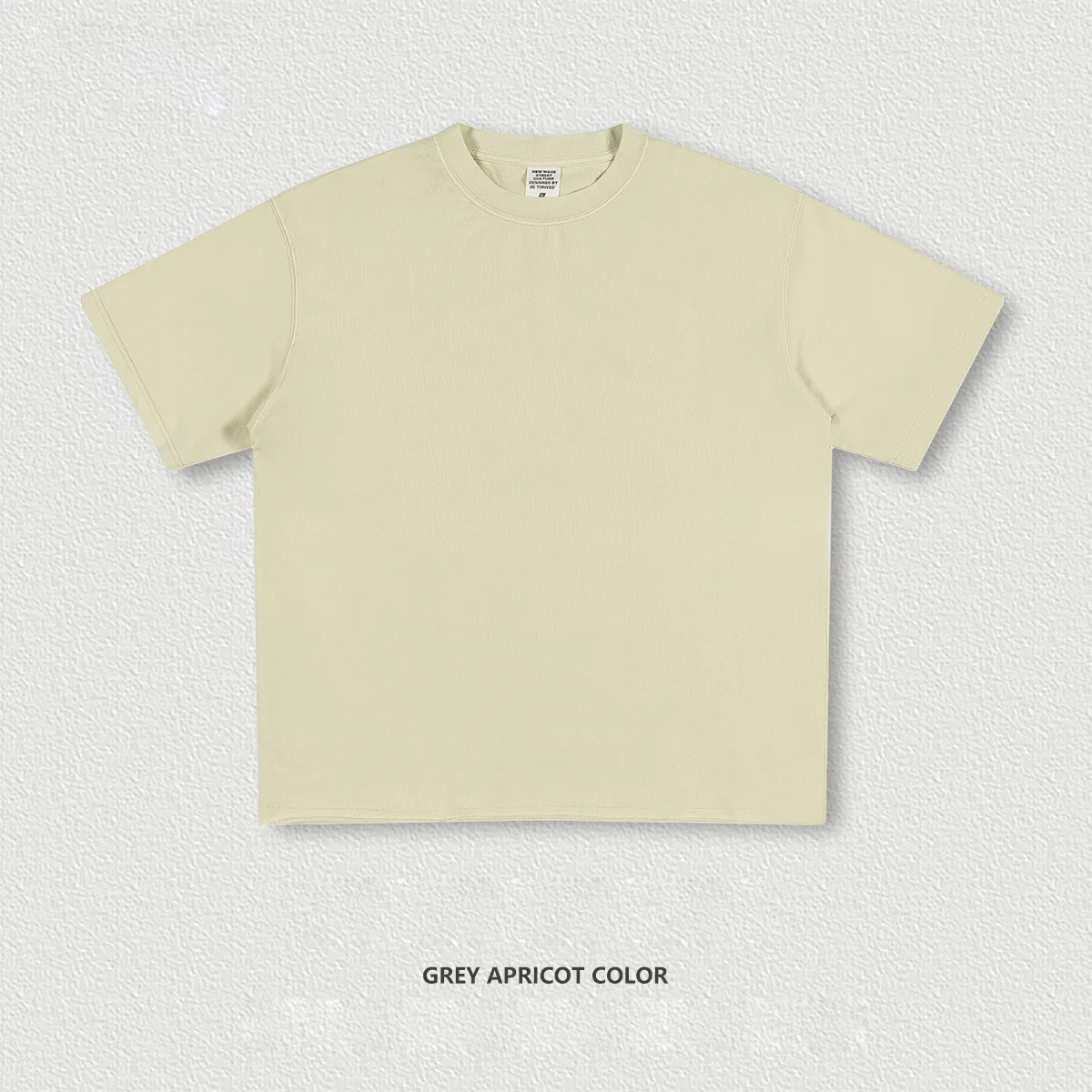 Custom Cut And Sew T Shirt 100% Cotton Graphic Printing Heavyweight Bleach Acid Washed Vintage Plus Size Men Oversize Tshirt