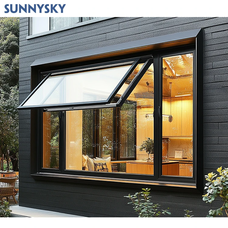 Звукоизолированные алюминиевые тентовые окна Sunnysky для дома и сада