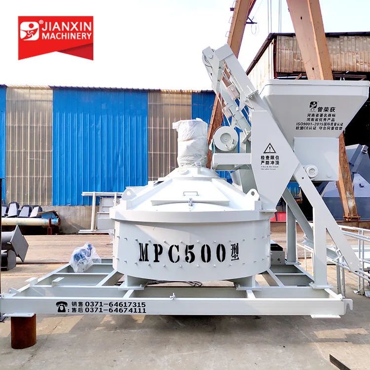 Vercirtal shaft planetary concrete mixer with CE for sale