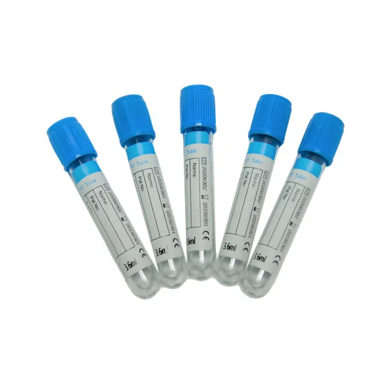 
Widely used blood sample specimen collection tubes sodium citrate anticoagulant vacuum tube 