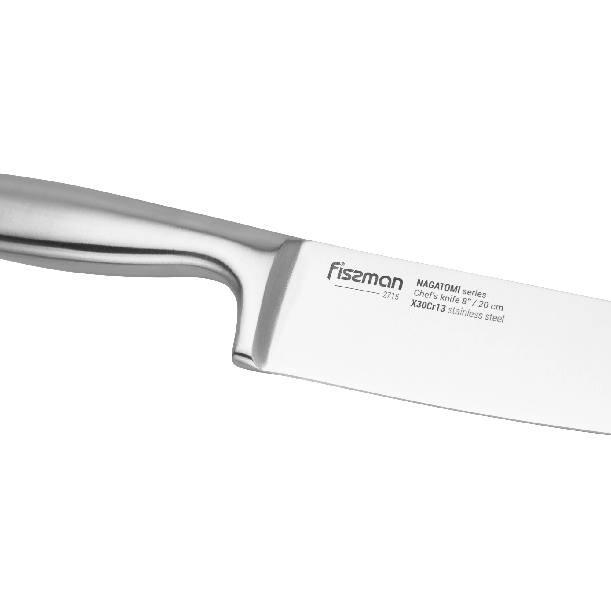 Набор ножей FISSMAN 6 шт с деревянным блоком (X30Cr13 сталь)
