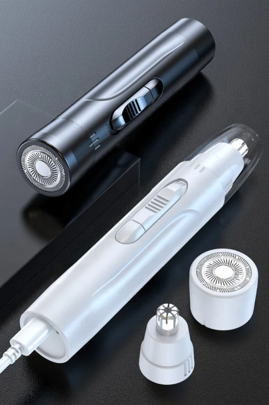 Rechargeable Electric Nose Hair Trimmers Portable Nose And Ear Trimmer Hair Shaver Safety Removal