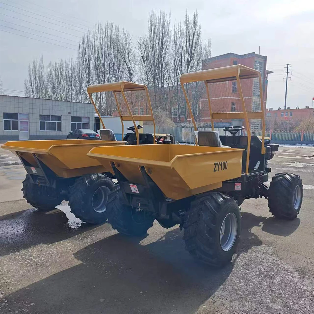China Shandong Xingtu Diesel Engineering Chinese Manufacturer Four Wheeler Diesel Dump Truck Mini Dumper Mini Truck Mini Dumper