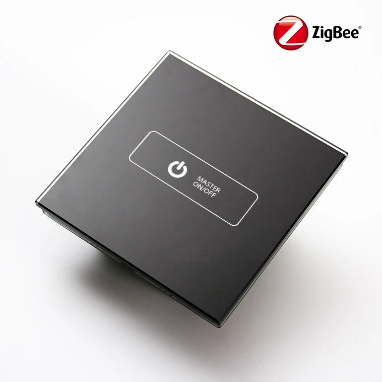 Zigbee smart touch switch temper glass high sensitive smart gateway  APP remote control