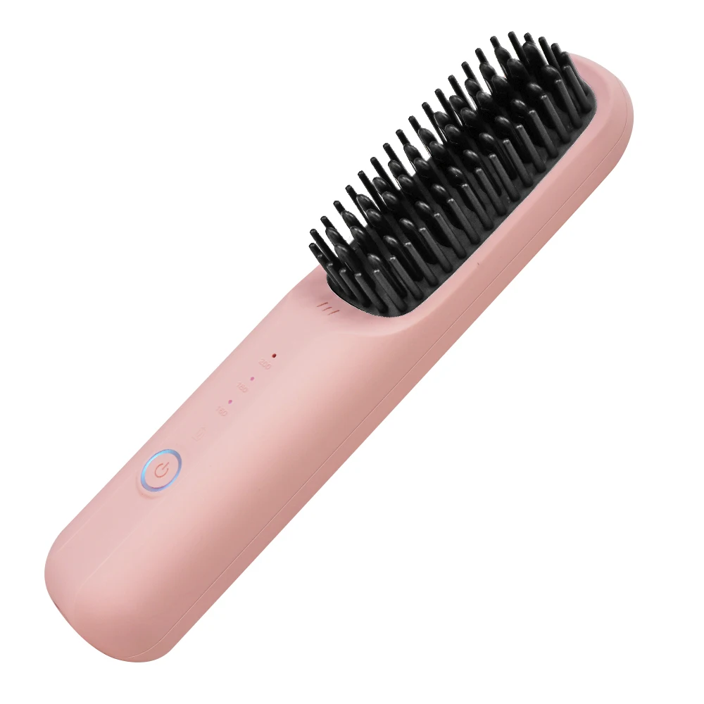 Fast Heating Hair Straightener Brush Women Hair Straightener Comb