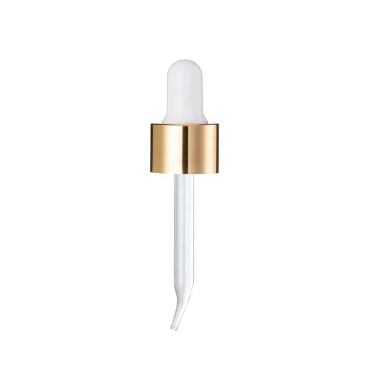 18/410 13/410 18/415 aluminum plastic dropper cap serum bottle plastic dropper cap glass pipette supplier
