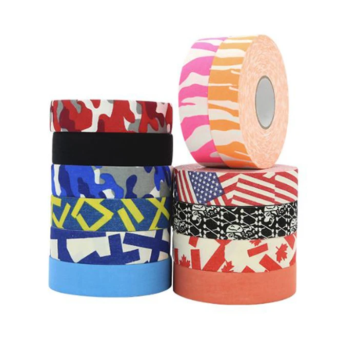 Wholesale 2.5cm x 25m Grip Sticks Tape Cotton Blends Ice Field Hockey Stick Grip Tape