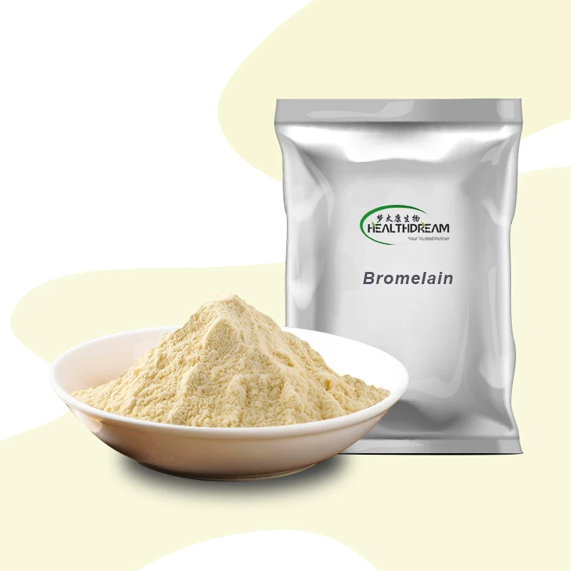 Food Grade  Enzyme Powder 100 GDU/g Bromelain Powder for Protein Processing